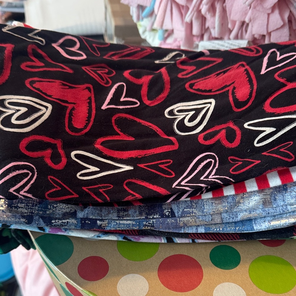 8 pair of girls leggings various styles